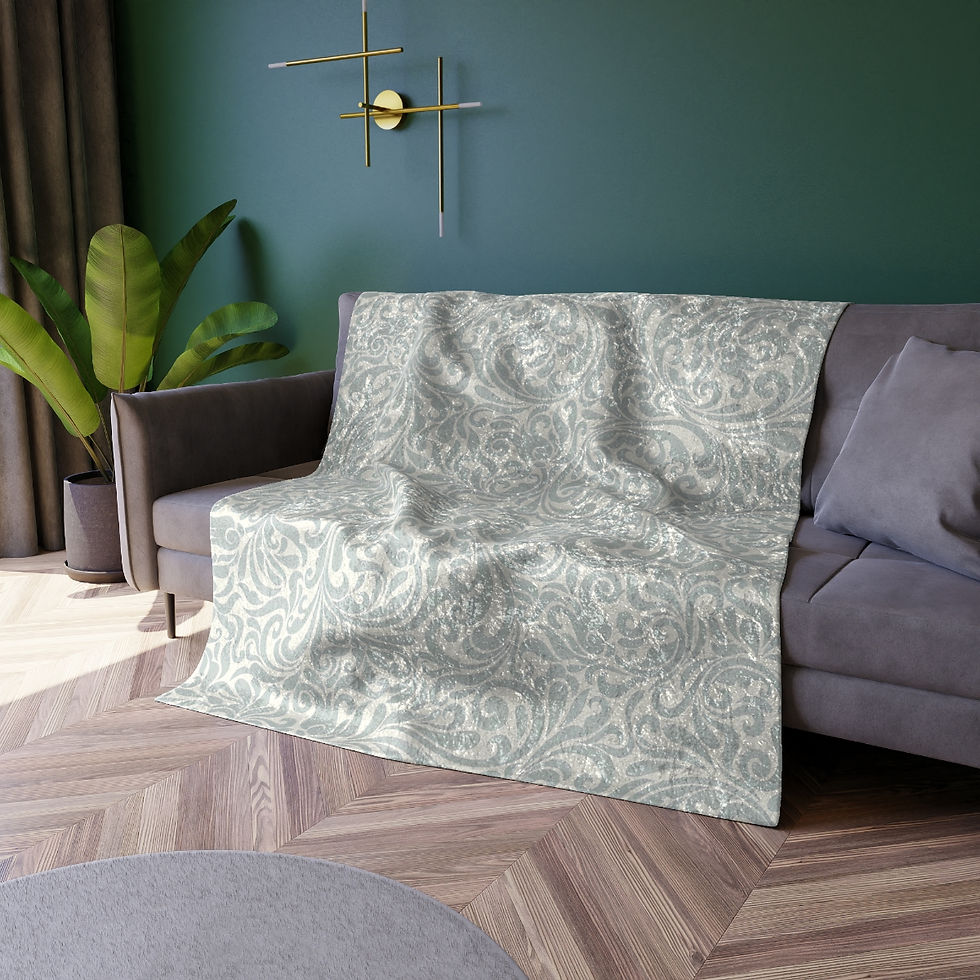 Thumbnail: Queen Anne Crushed Velvet Blanket