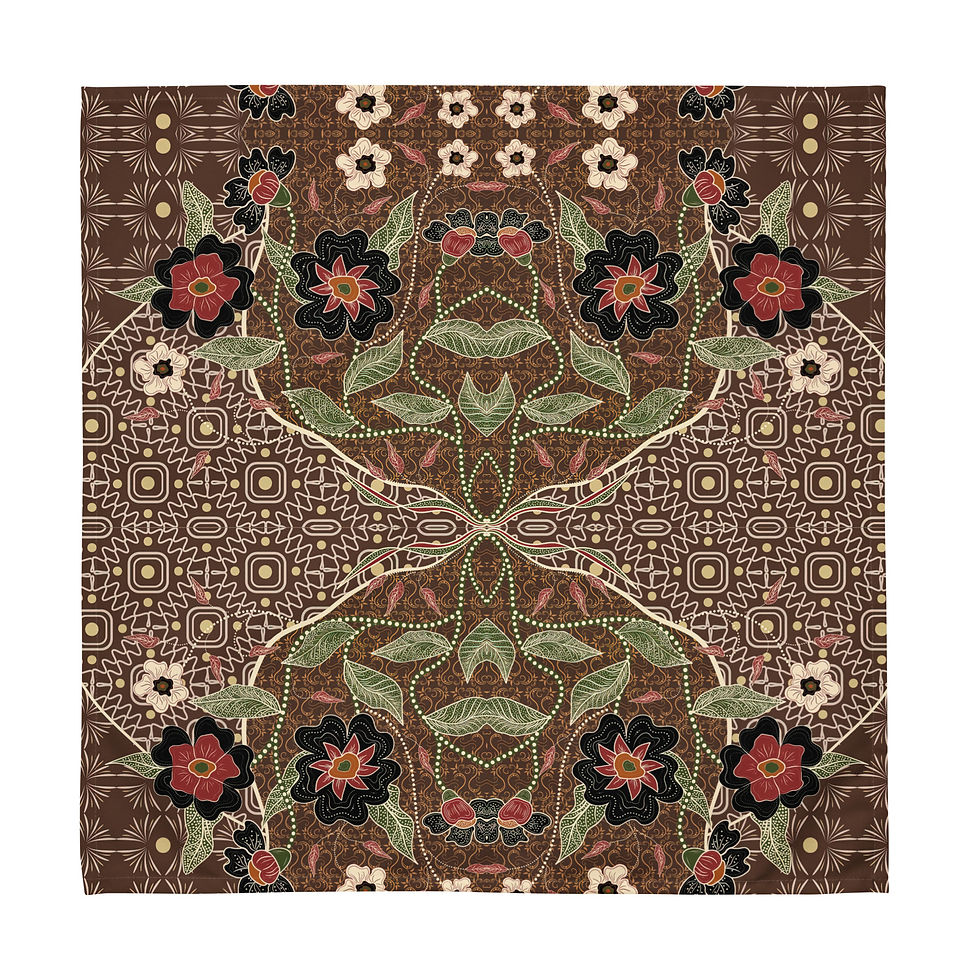 Thumbnail: Batik Design Cloth napkin set