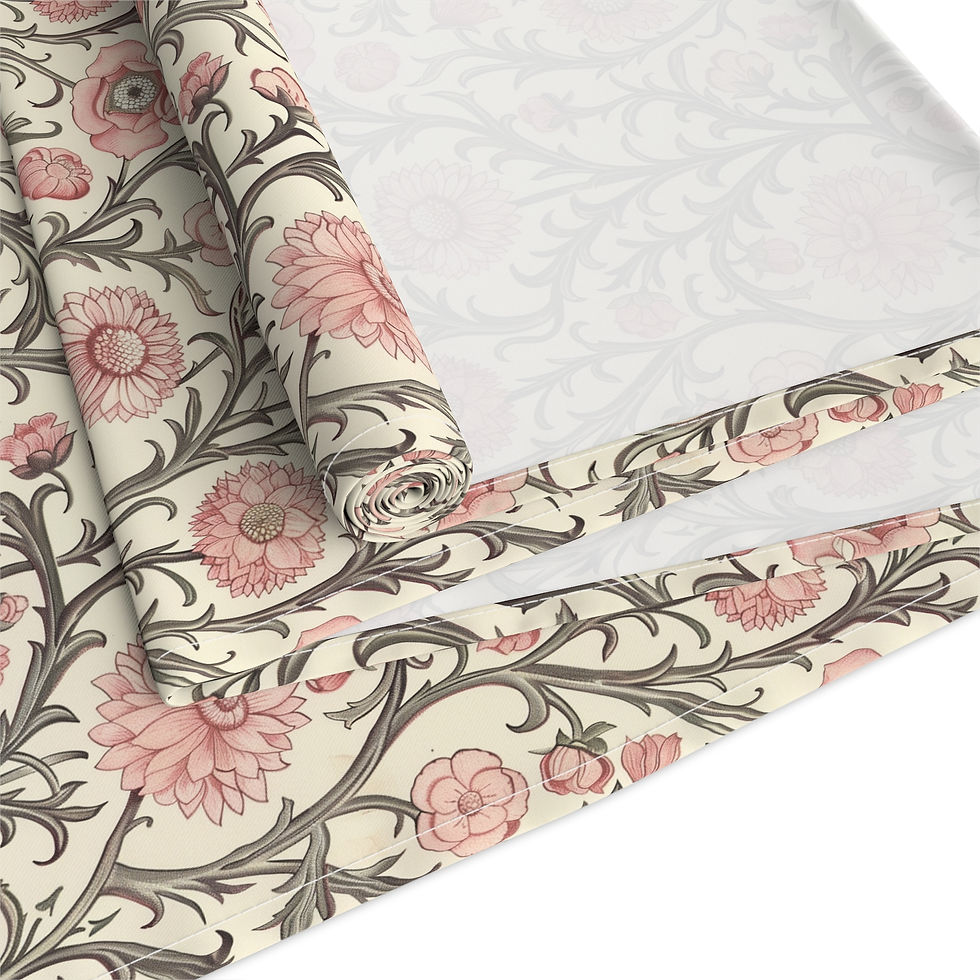 Thumbnail: Pink Larkspur Table Runner