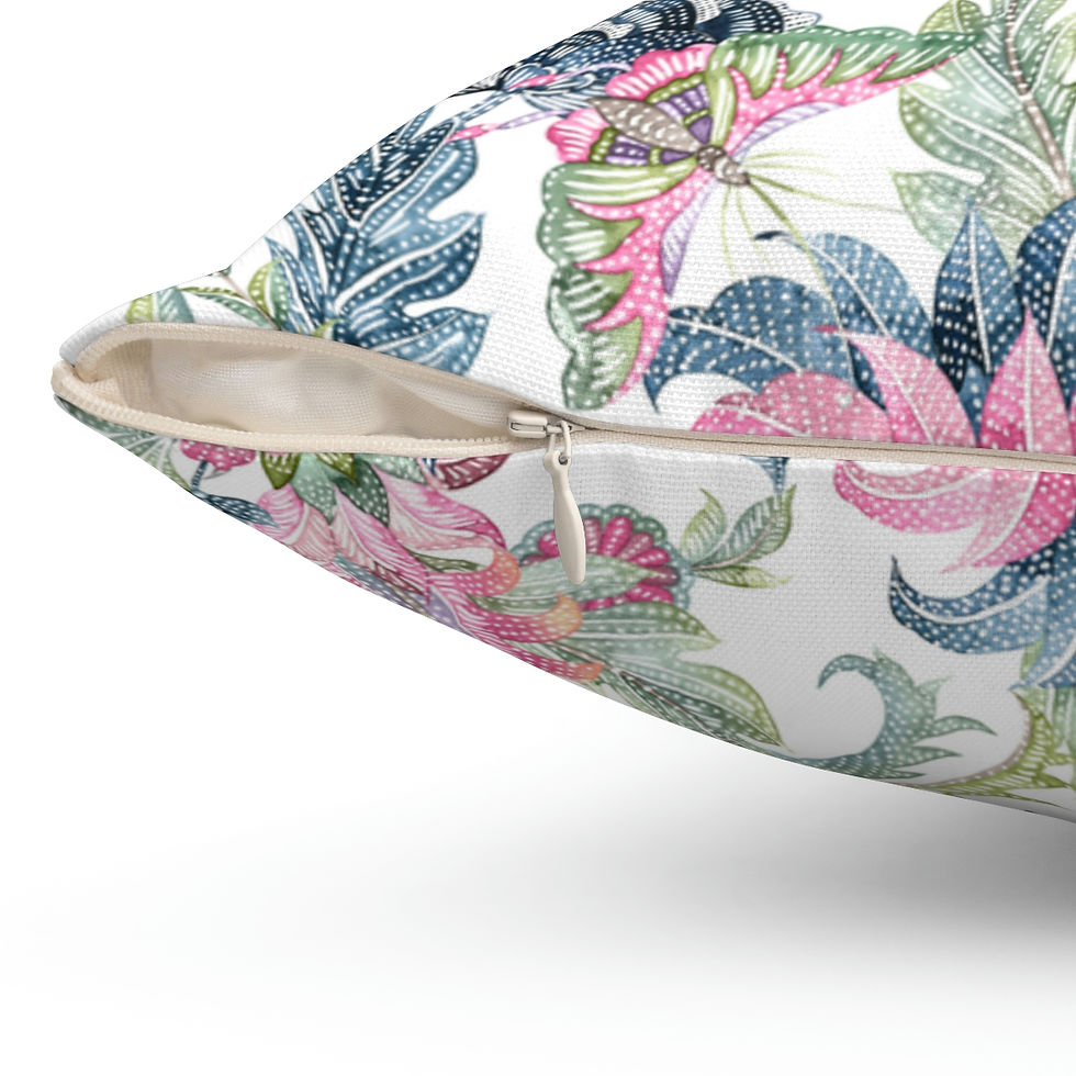 Thumbnail: Batik Spun Polyester Square Pillow