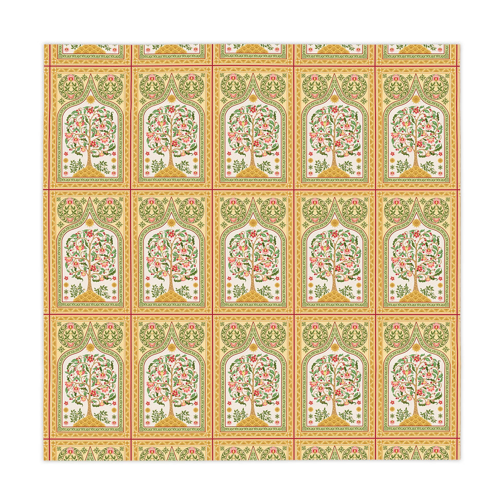 Thumbnail: Tree of Life Set 3 IndiaFloral Tablecloth for Dining and Special Occasions