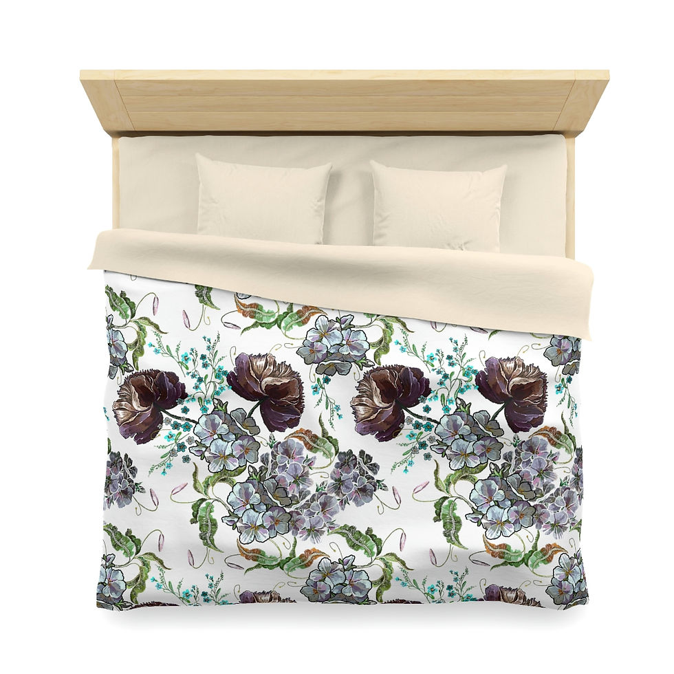 Thumbnail: A Beautiful Painting Microfiber Duvet Cover