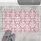 Thumbnail: Antique Vintage (Pink) Floral Bath Mat | Elegant Bathroom Decor
