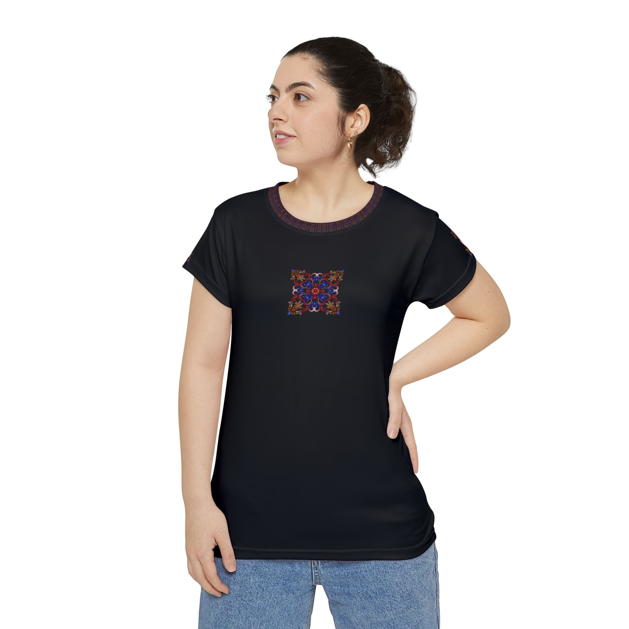 Women's TIMECO Studios Shirt — Geometric Mosaic  (Colorful Tile Pattern)