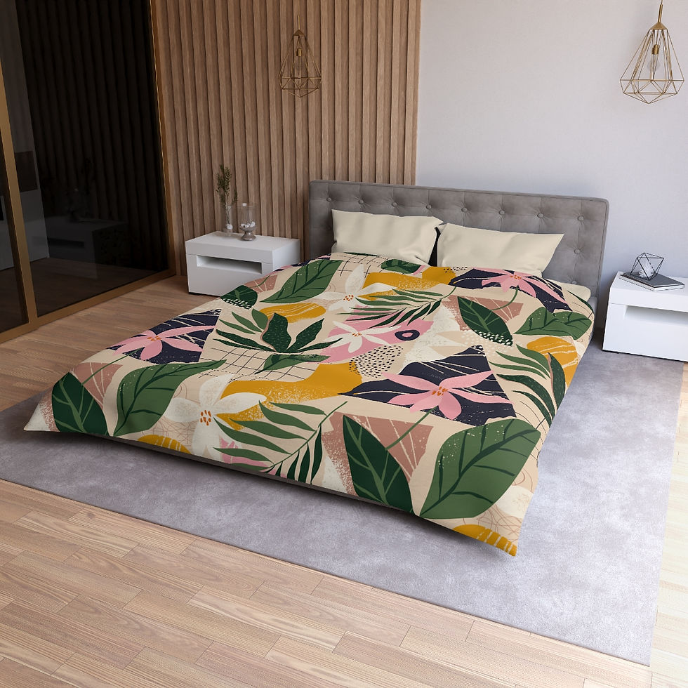 Thumbnail: Hawaiian Mod Microfiber Duvet Cover