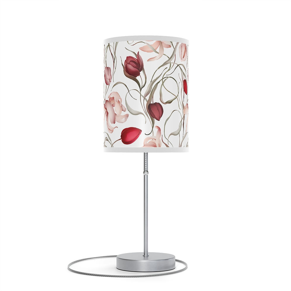 Thumbnail: Sulė Tulips White Lamp on a Stand, US|CA plug