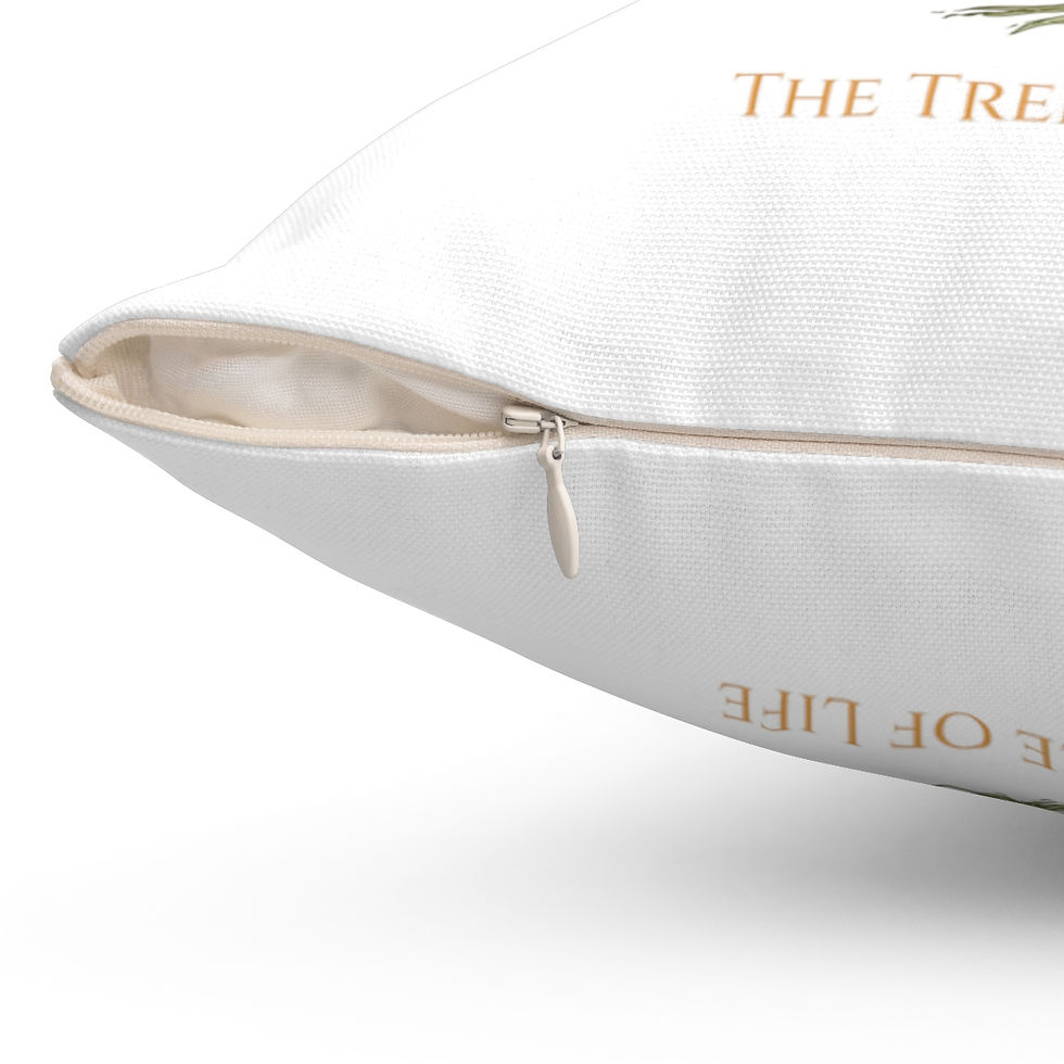 Thumbnail: Tree of Life (Color) Spun Polyester Square Pillow