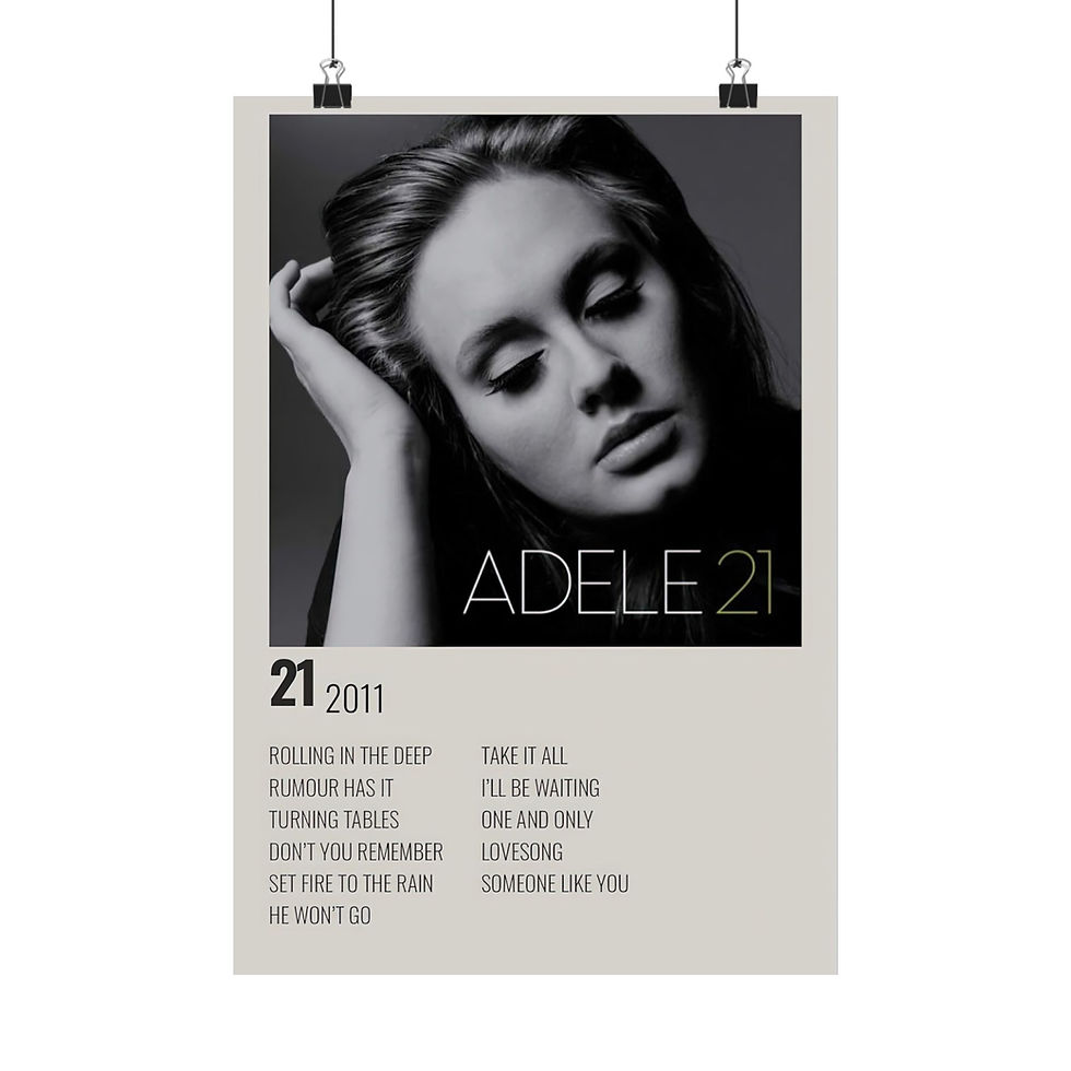 Thumbnail: Adele 21 2011 Matte Vertical Posters