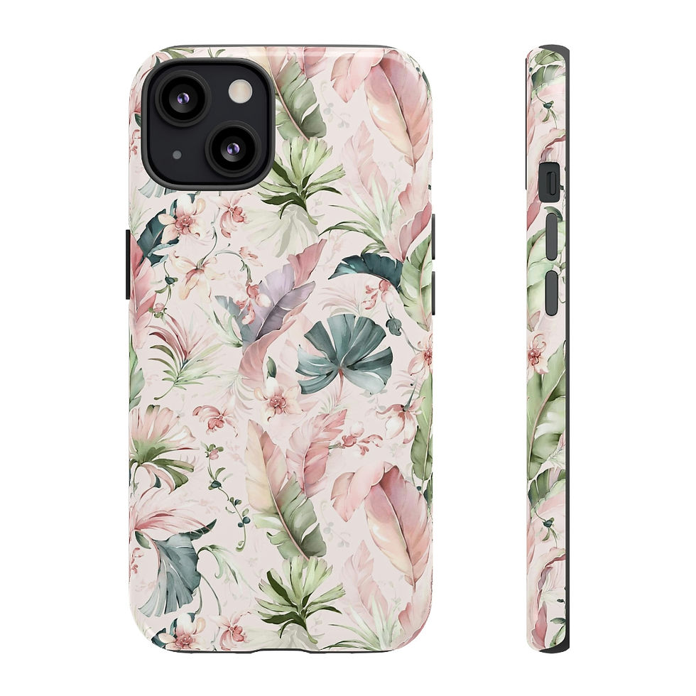 Thumbnail: Pink Palms Tough Cases (Google, Samsung 22, IPhone 13)