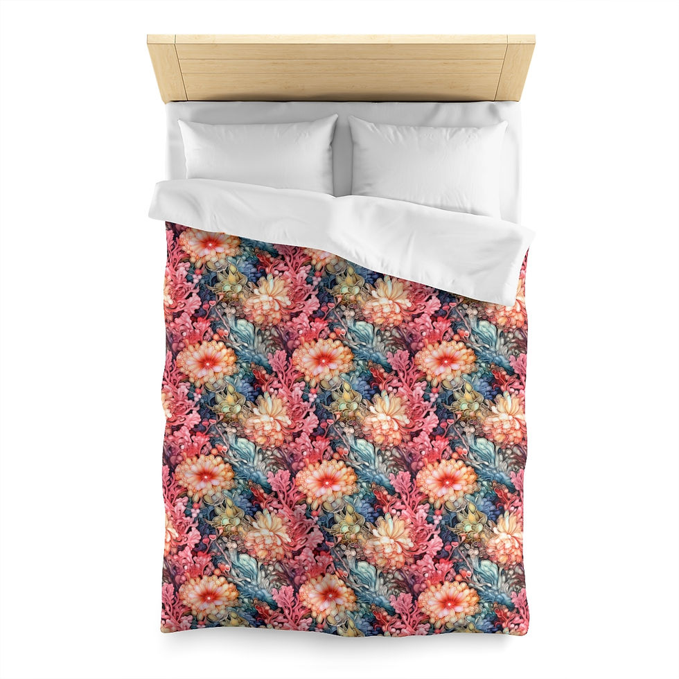 Thumbnail: Oceanic Colors Microfiber Duvet Cover