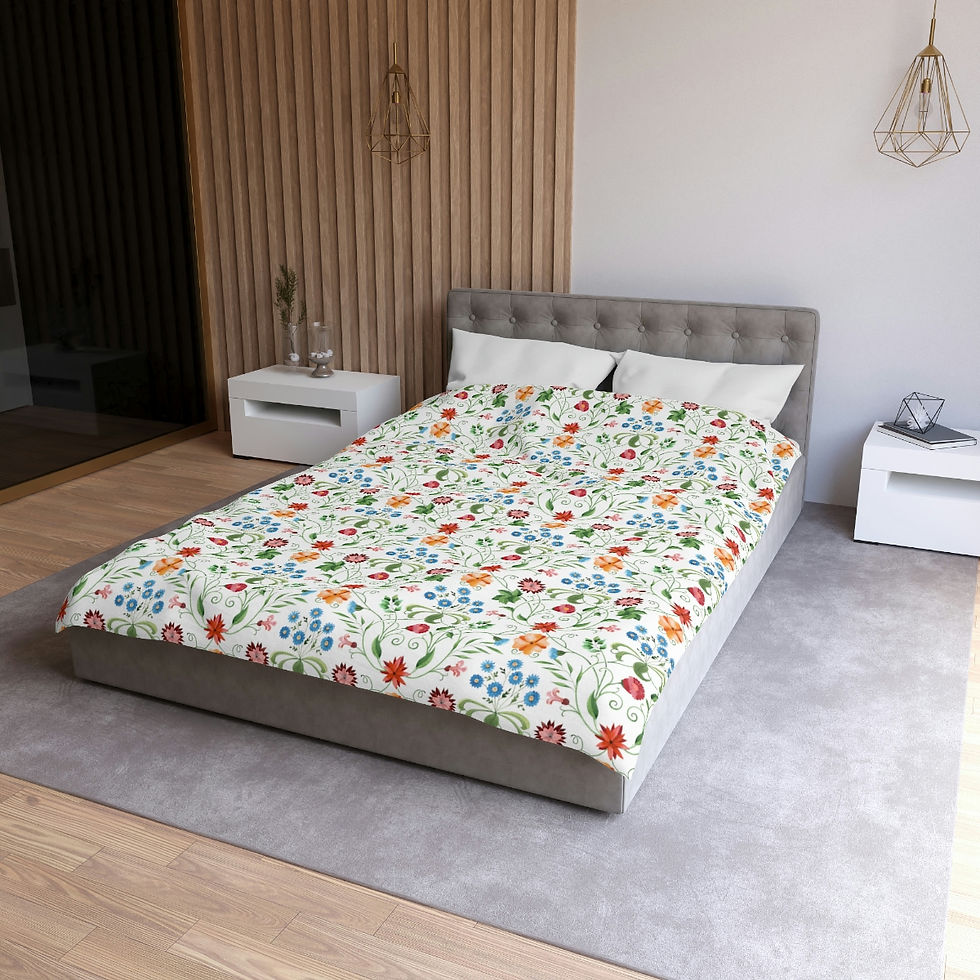 Thumbnail: Hong Kong Print Microfiber Duvet Cover