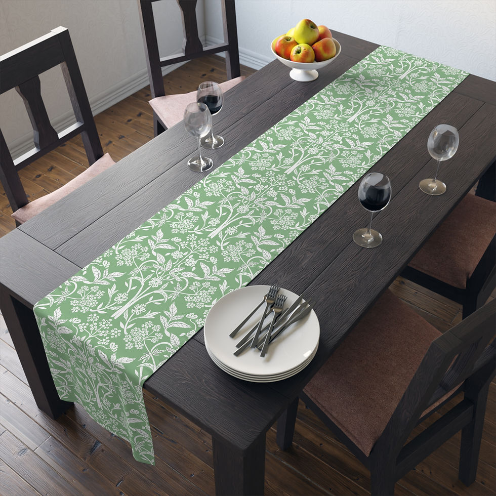 Thumbnail: Morris Inspired Floral Cotton Table Runner