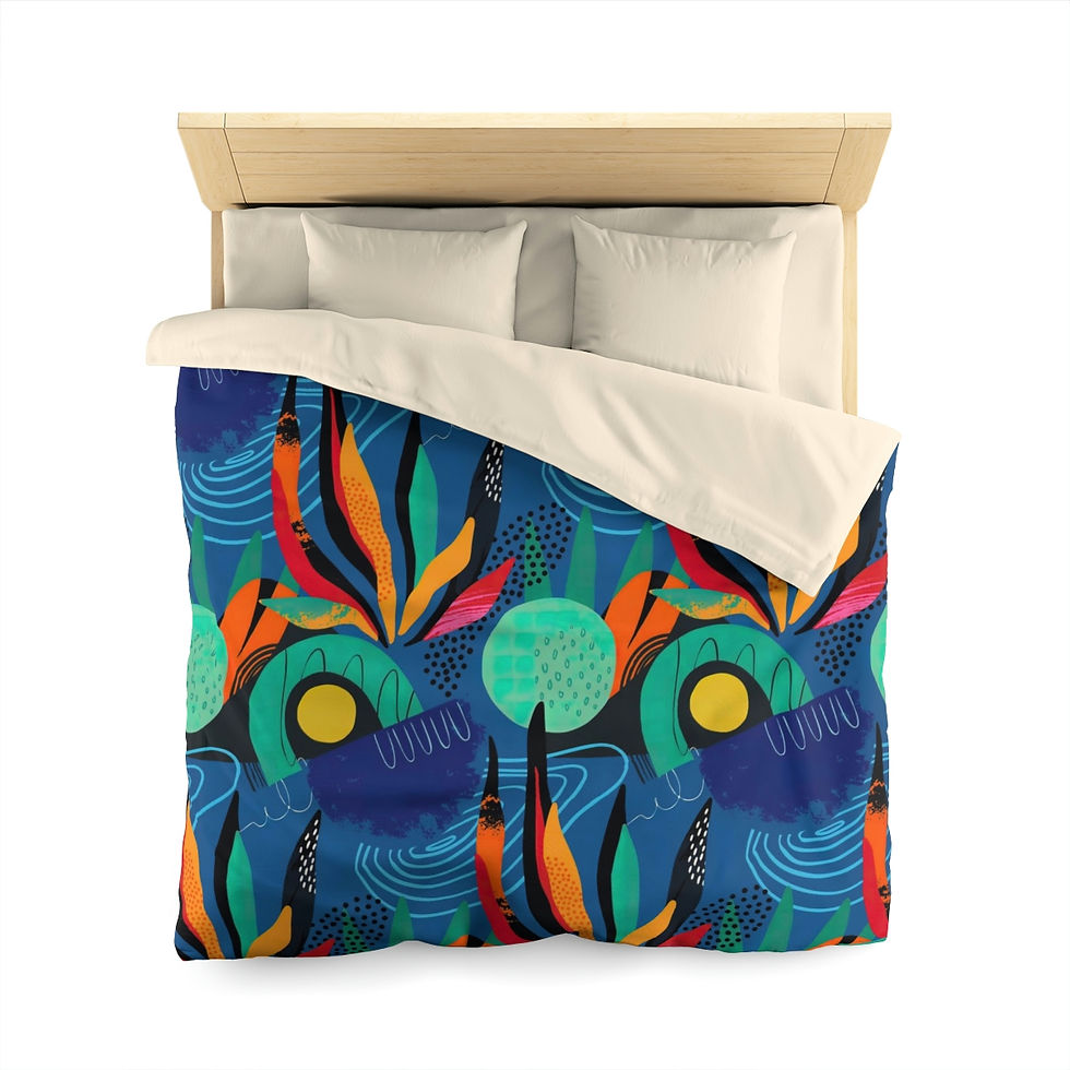 Thumbnail: Bold Colors Microfiber Duvet Cover