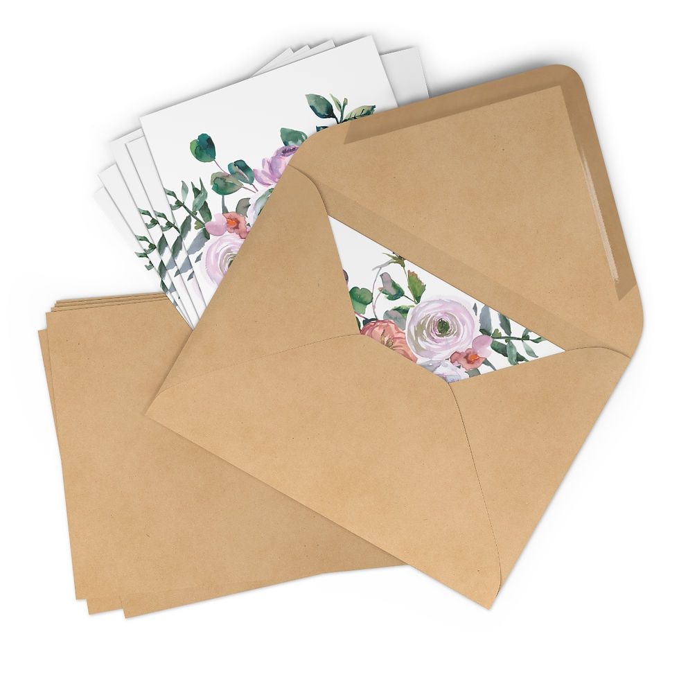 Thumbnail: Bouquet #5 Greeting Cards (7 pcs)