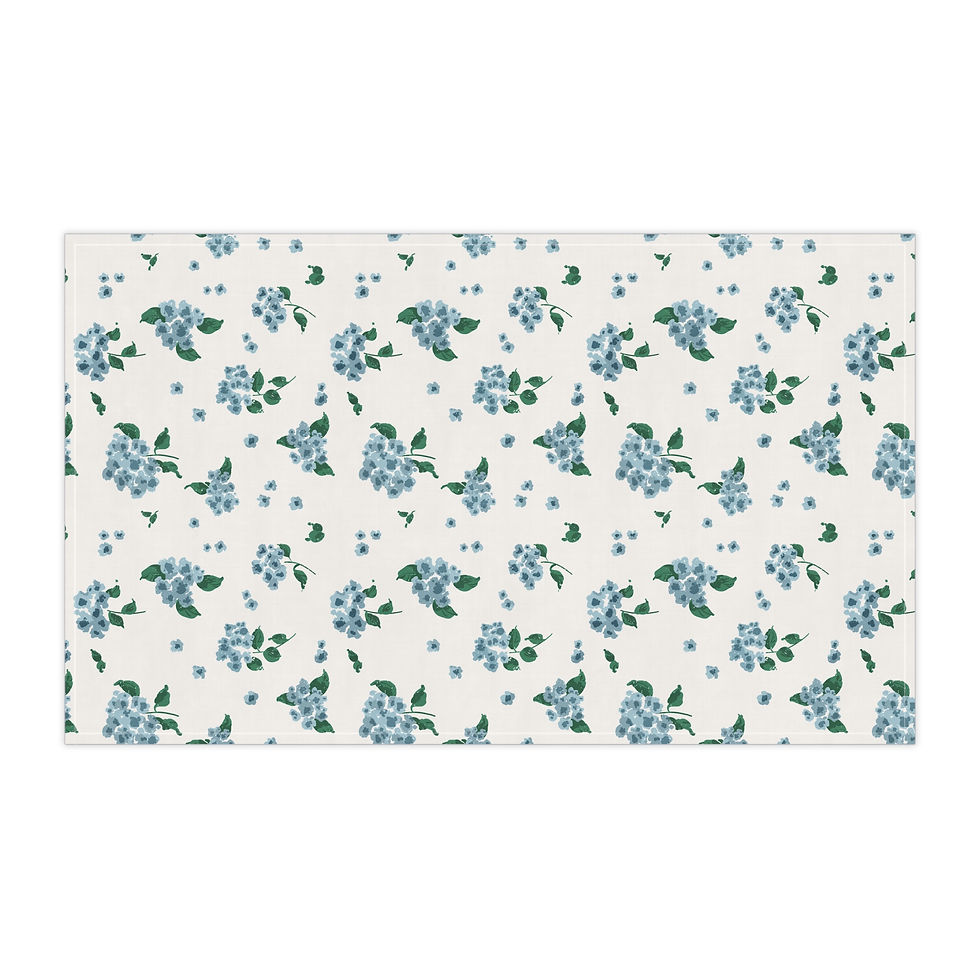 Thumbnail:  Shabby Chic Secret Garden Blue Floral Tea Towels, Vintage Kitchen Decor
