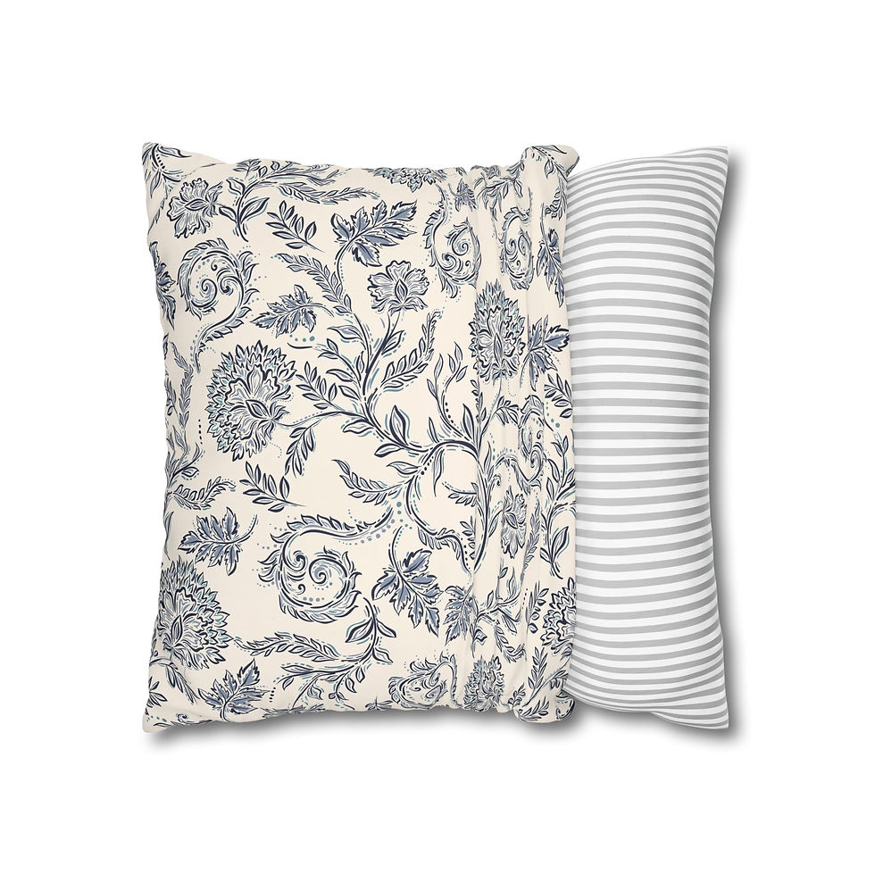 Thumbnail: Boho Luxe Outline Square Pillowcase 