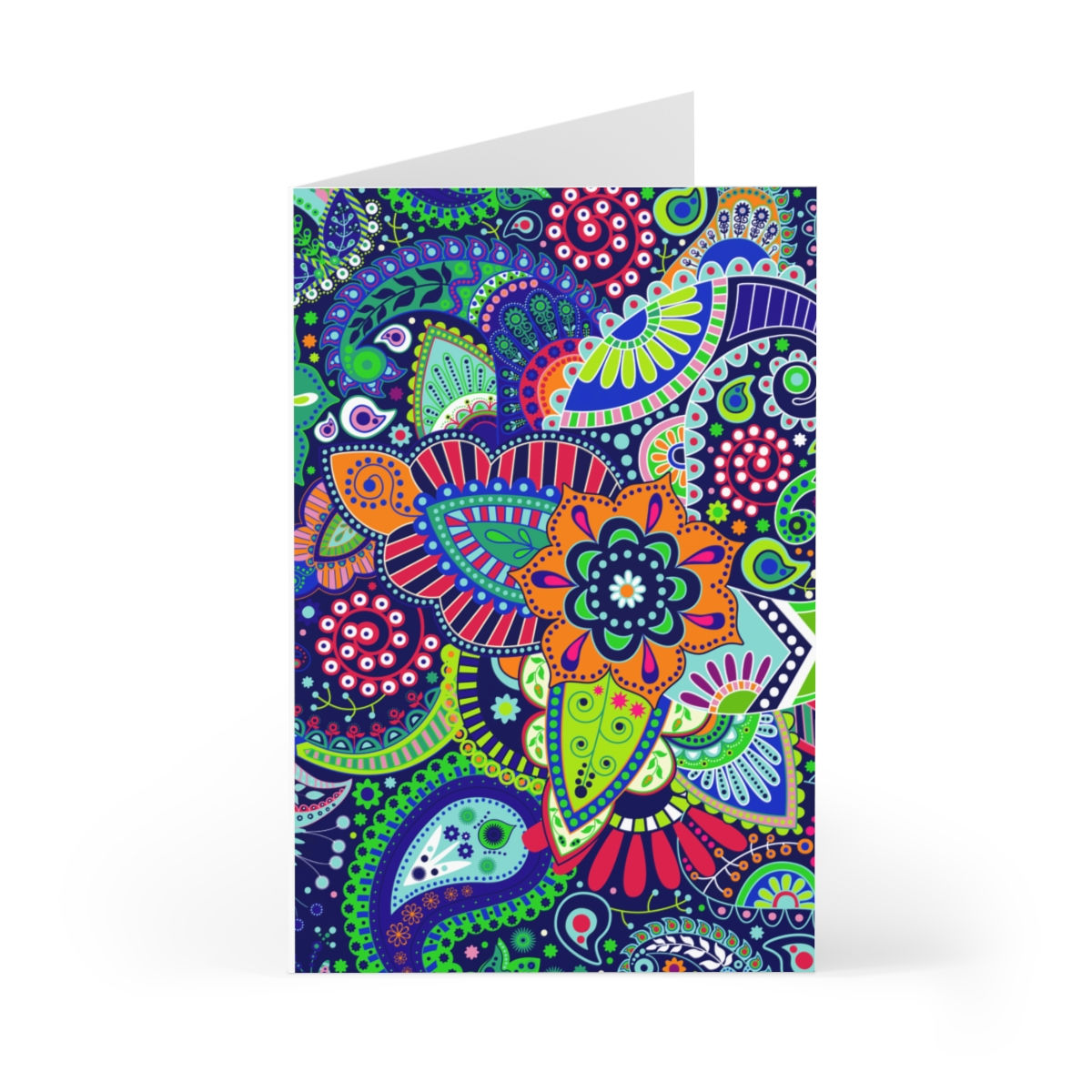 Paisley Blues Greeting Cards (7 pcs)