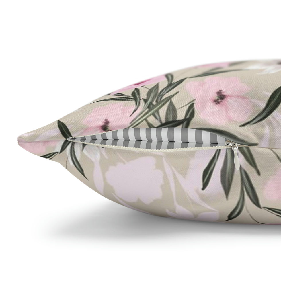 Thumbnail: Delicate Fiore Spun Polyester Square Pillow Case