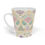 Thumbnail: Elegant Floral Latte Mug - 12oz Decorative Coffee Cup for Home & Gifts