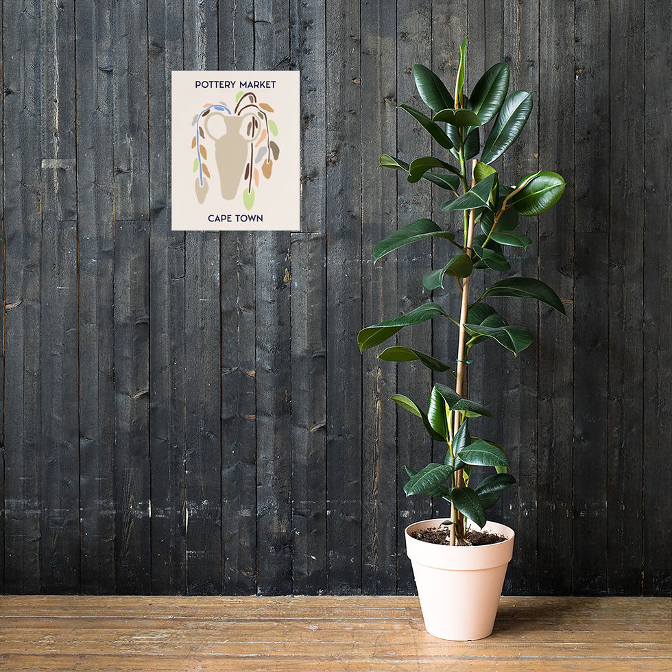 Thumbnail: Pottery Market  Cape Town  Poster   