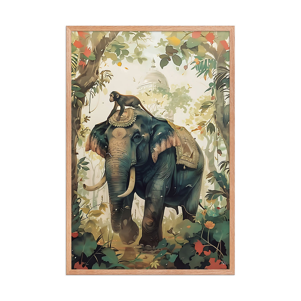 Thumbnail: India Scenes 9 Framed poster