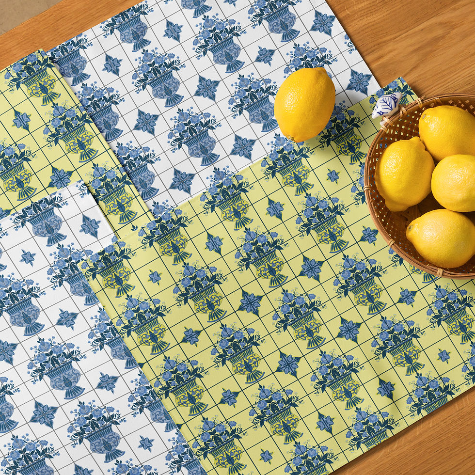 Thumbnail: Delft Gardens Placemat Set