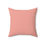 Thumbnail: Beautiful Watercolor Irises (Peach) Spun Polyester Square Pillow