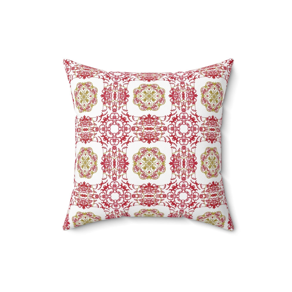 Thumbnail: Islamic Lines Spun Polyester Square Pillow