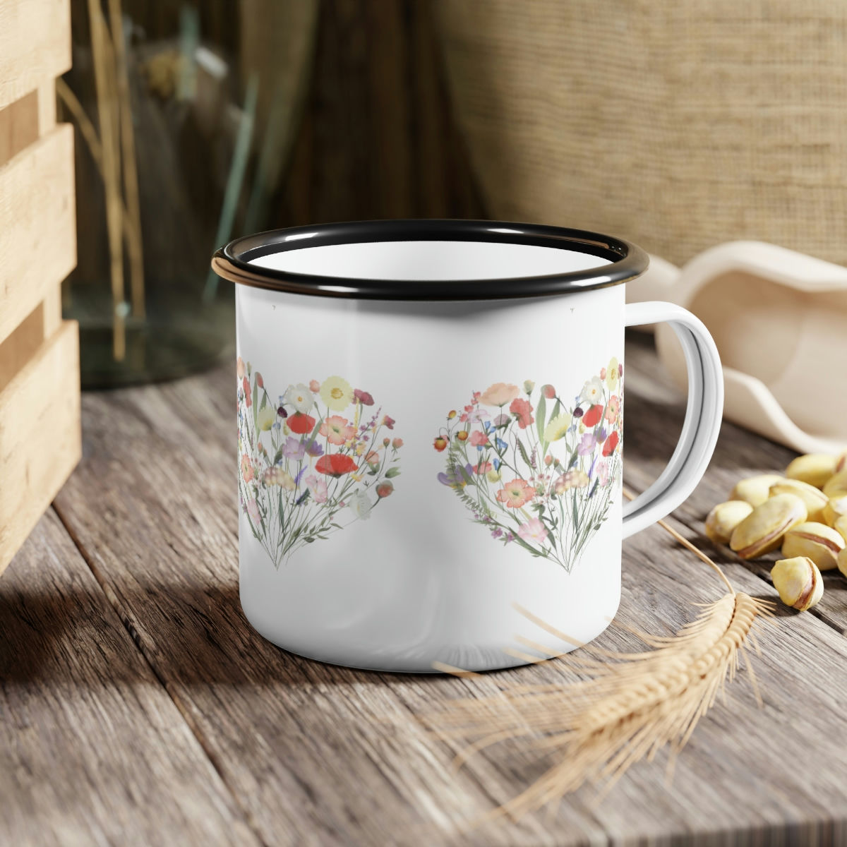 A Touch of Spring Enamel Camp Cup