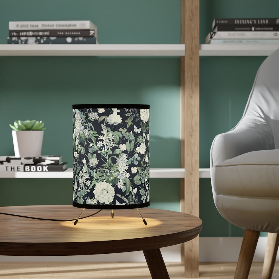 Thumbnail: Lush Green (Midnight) Tripod Lamp 