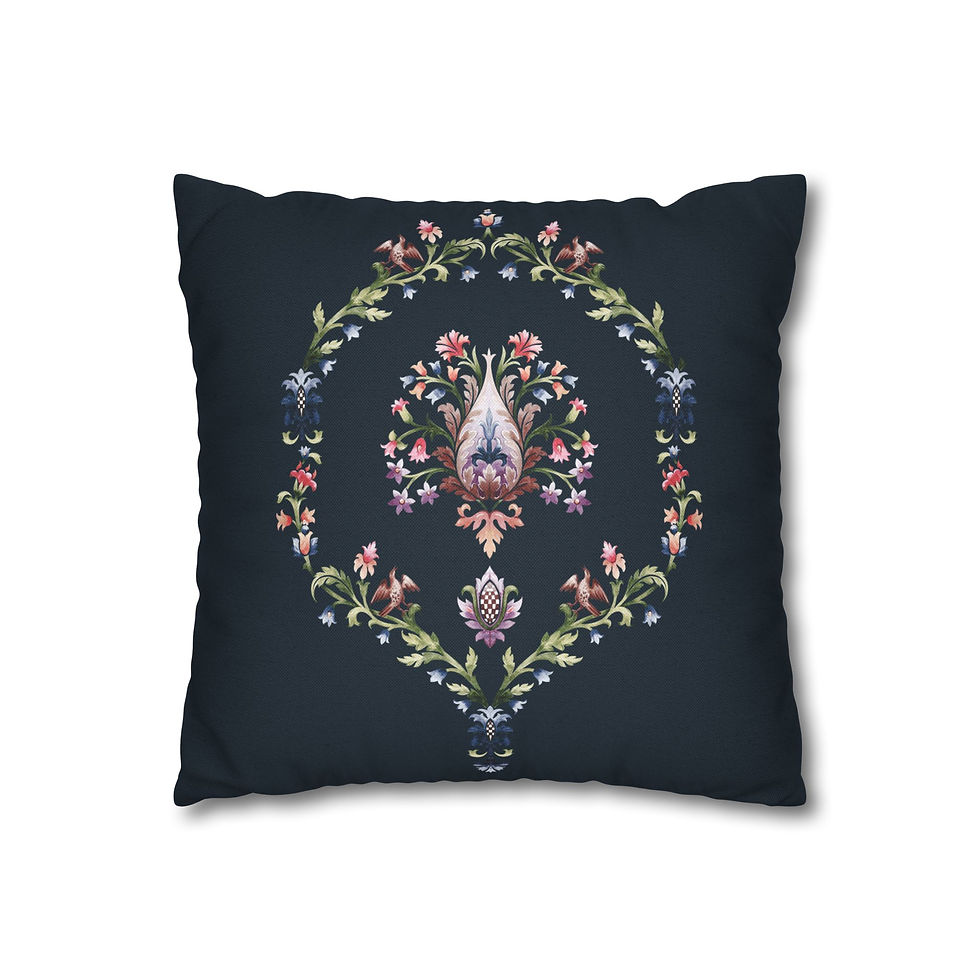 Thumbnail: Amarsa (Drk Blue) Spun Polyester Square Pillowcase