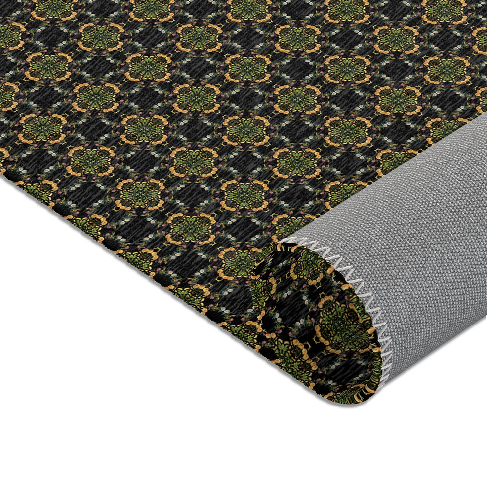 Thumbnail: Arabesque Gardens  Geometric Pattern Area Rug