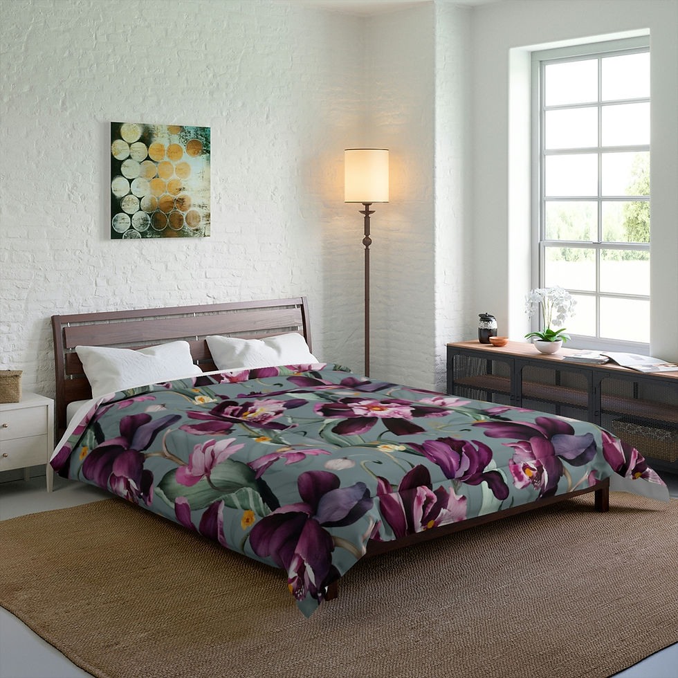 Thumbnail: Purple Iris Comforter