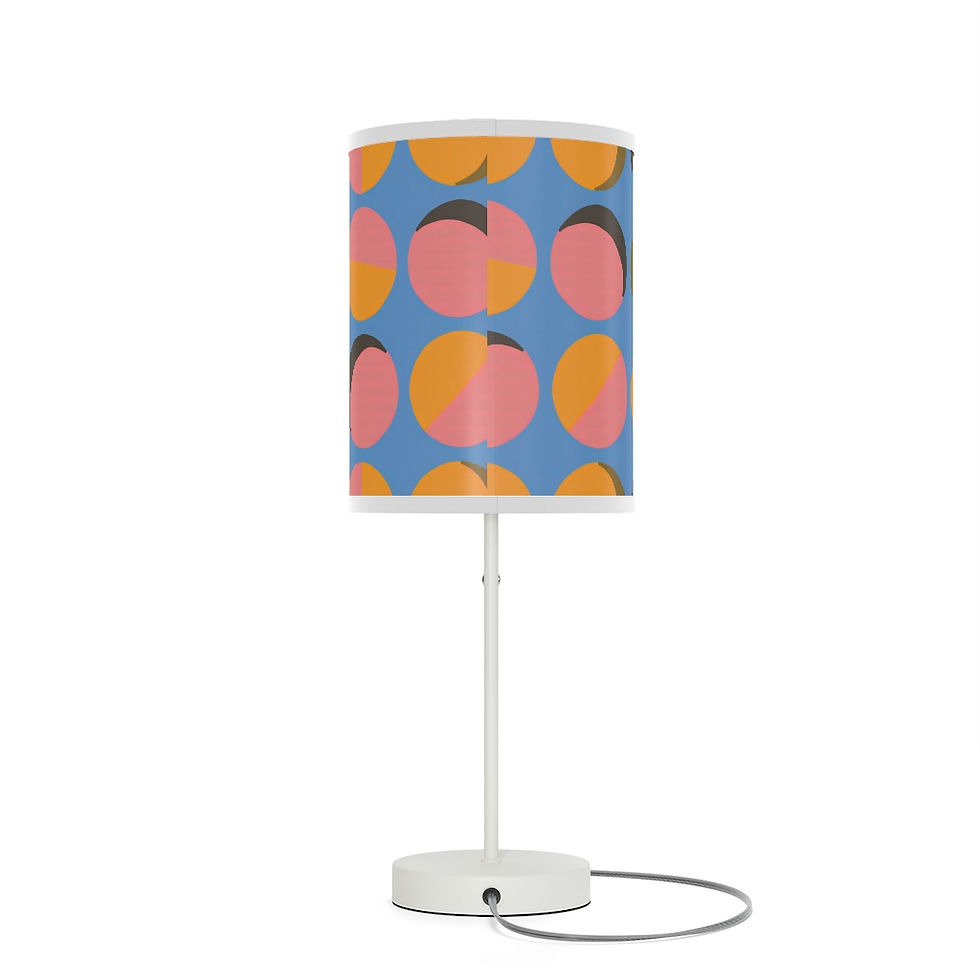 Thumbnail: Abstract Circle Shapes Lamp on a Stand