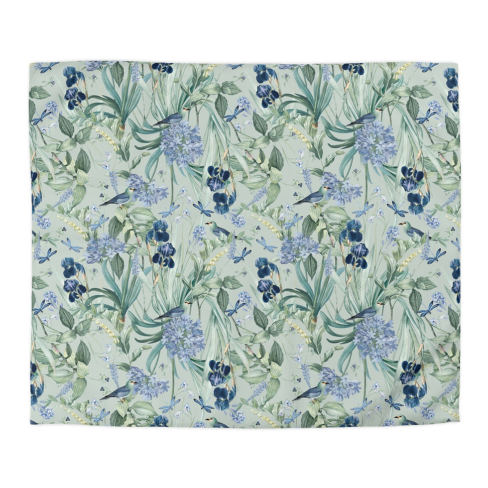 Thumbnail: Paradise Found Floral Duvet Cover