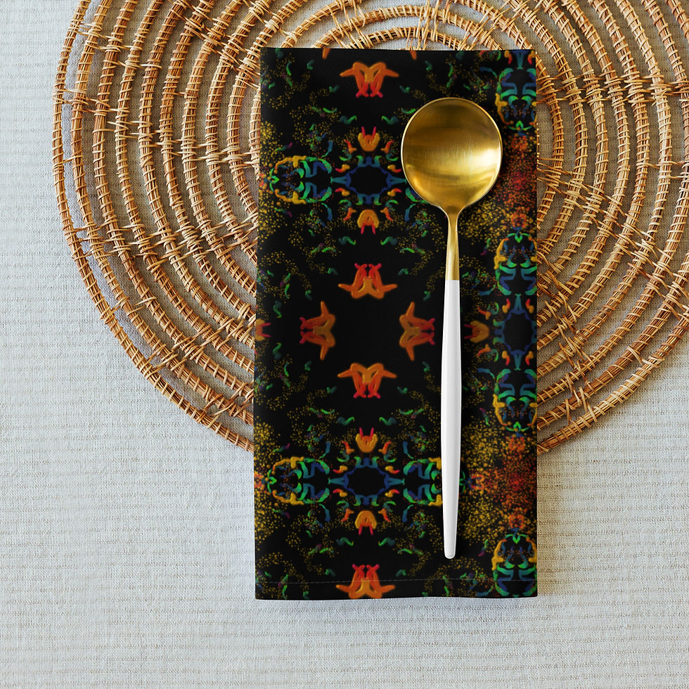 Thumbnail: Hand drawn Kalamkari Cloth napkin set