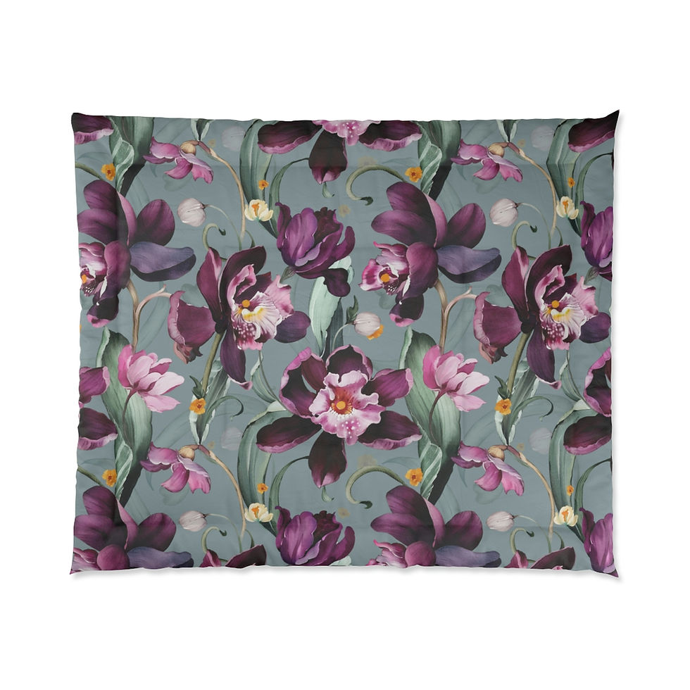 Thumbnail: Purple Iris Comforter