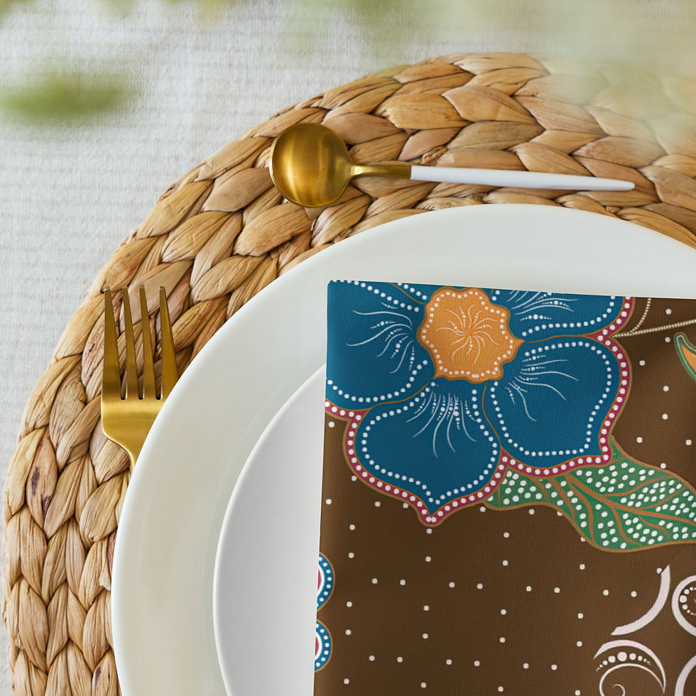 Thumbnail: Traditional Batik Cloth napkin set