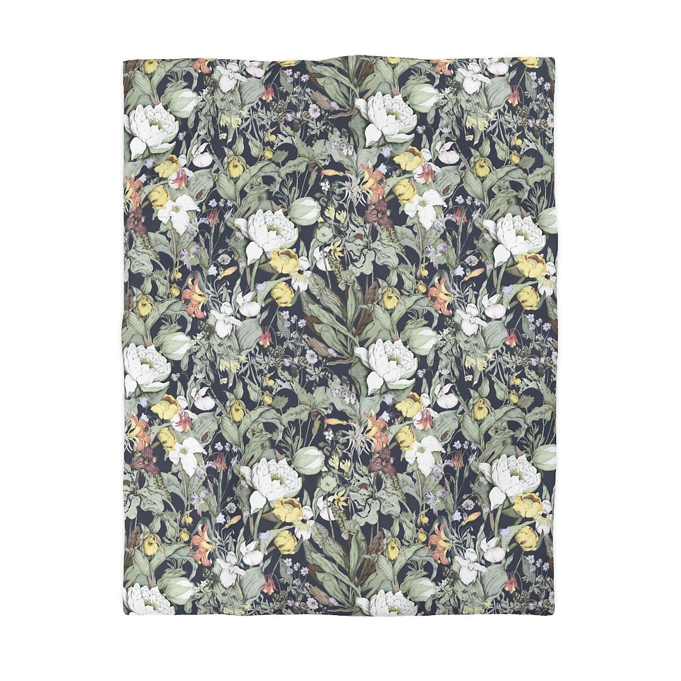 Thumbnail: Danica (blk) Microfiber Duvet Cover