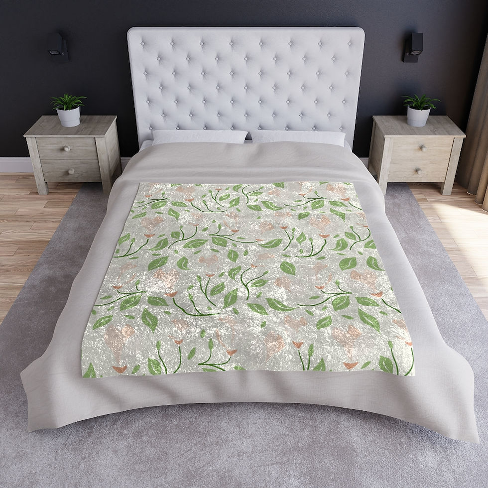Thumbnail: Darcy Crushed Velvet Blanket