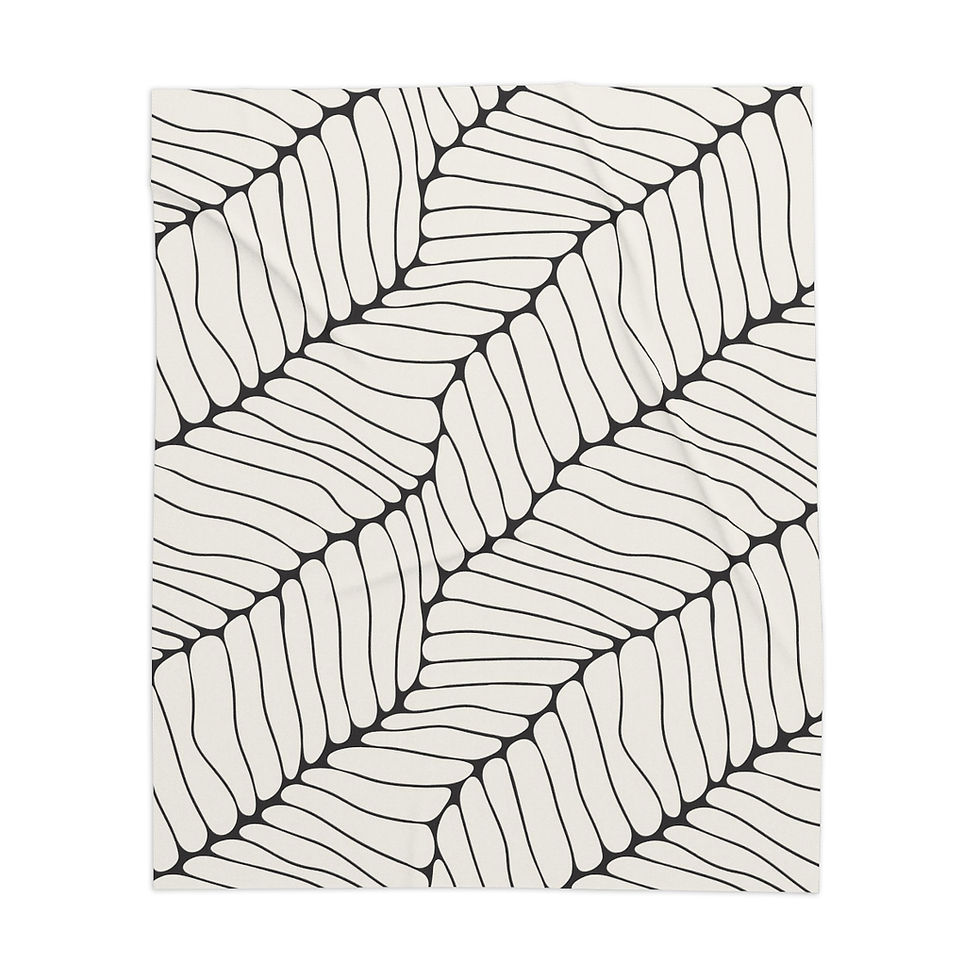 Thumbnail: Fern Leaf Sherpa Blanket