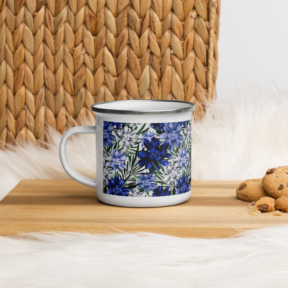 Thumbnail: Early Spring Blue Enamel Mug