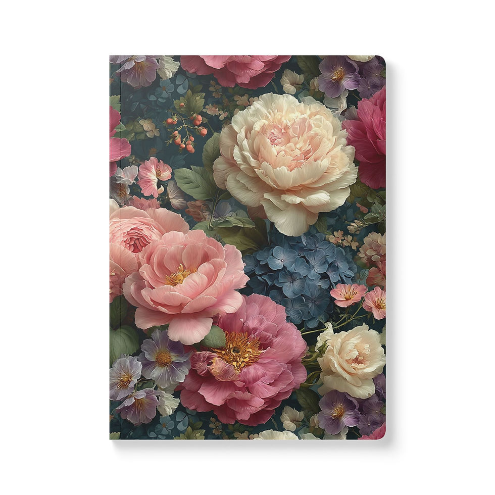 Thumbnail: Floral Journal — Personalized Vintage Garden Notebook (Softcover)