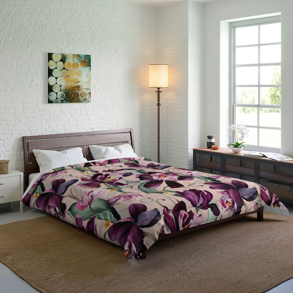 Thumbnail: Purple Iris Comforter