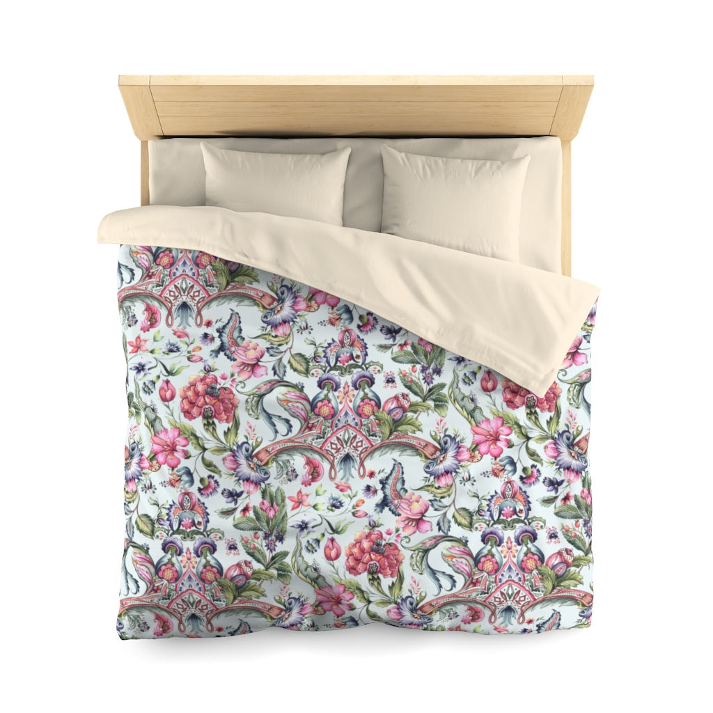 Casia (Mint) Microfiber Duvet Cover