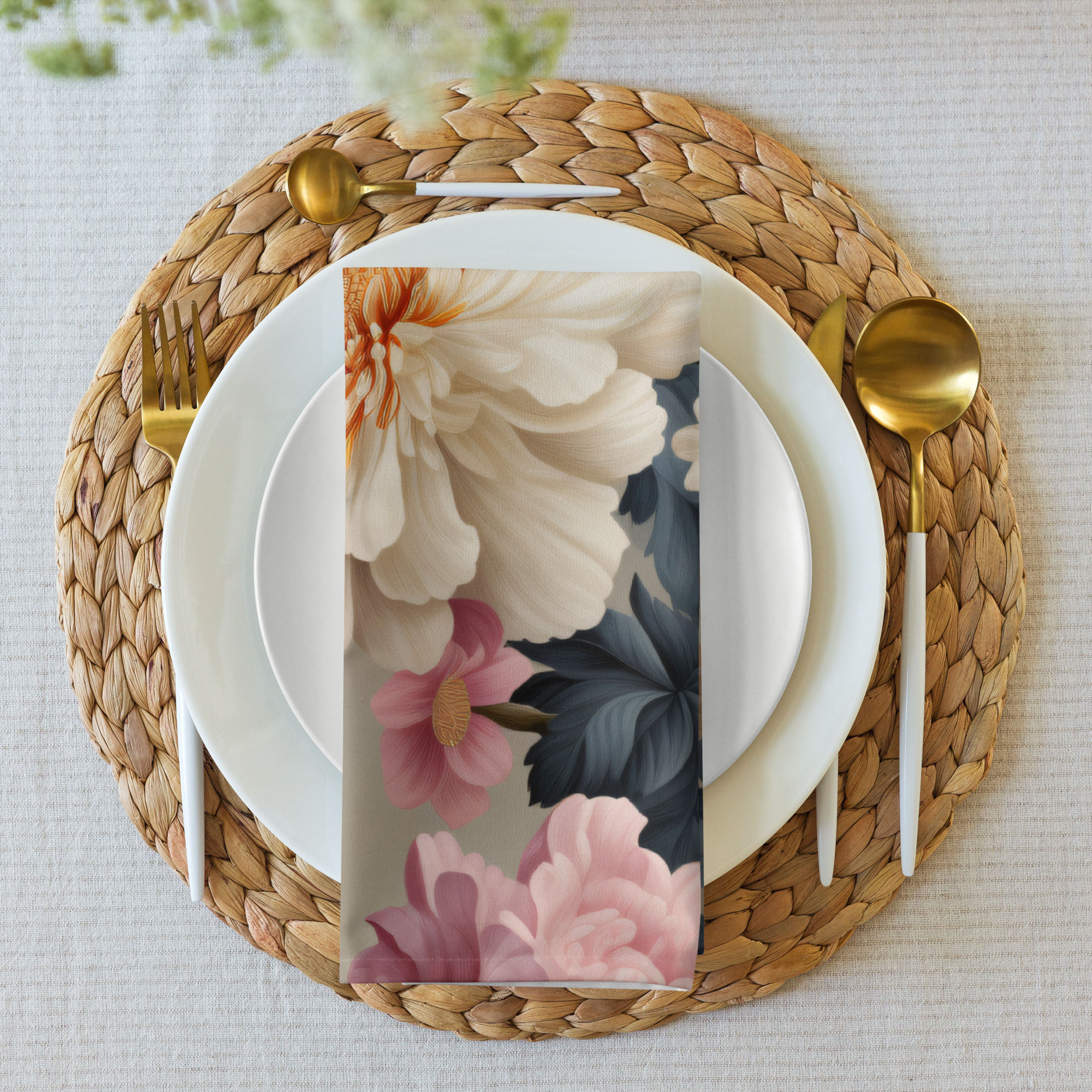 Spring Dutch Painter Cloth napkin set