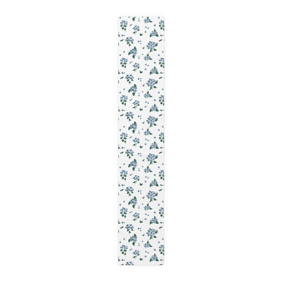 Thumbnail: A Secret Garden (Blue)Table Runner | Elegant Home Decor