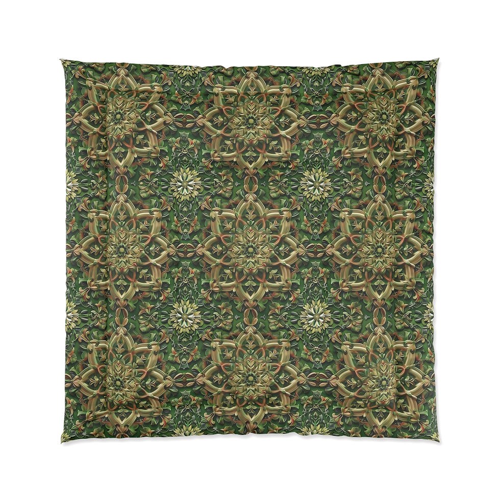Thumbnail: Mandala Green Comforter