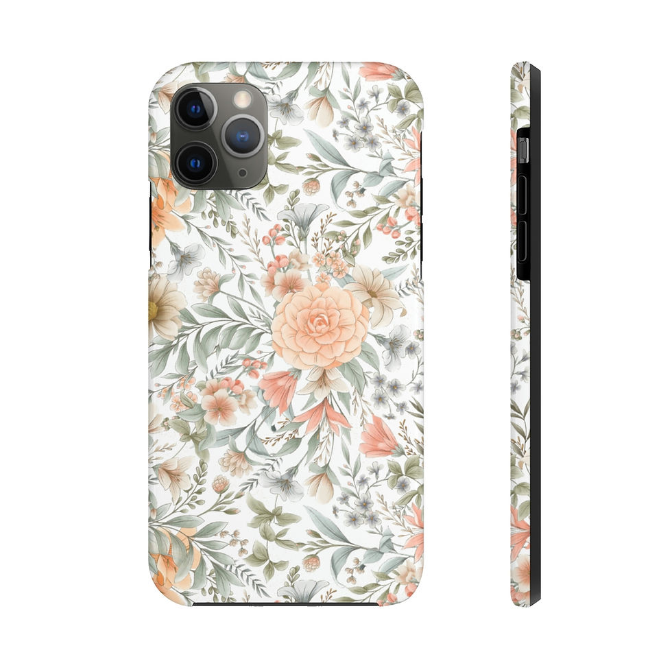 Thumbnail: Delicate FLoral Tough Phone Cases, Case-Mate