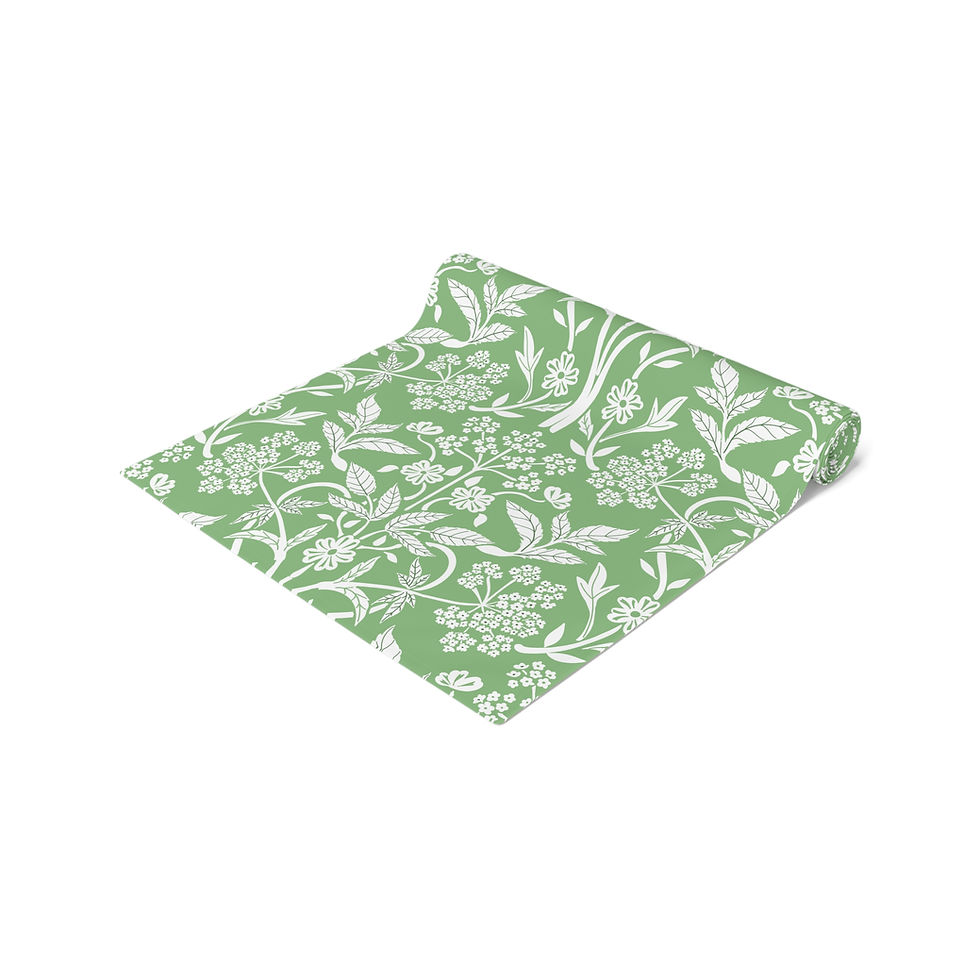 Thumbnail: Morris Inspired Floral Cotton Table Runner
